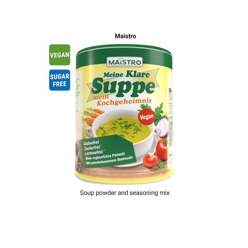 Minitüte 10 g, Folie weiß, Maistro Meine klare Suppe