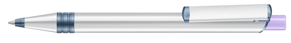 RECYCLED PET PEN ALUMA transparent - hellviolett