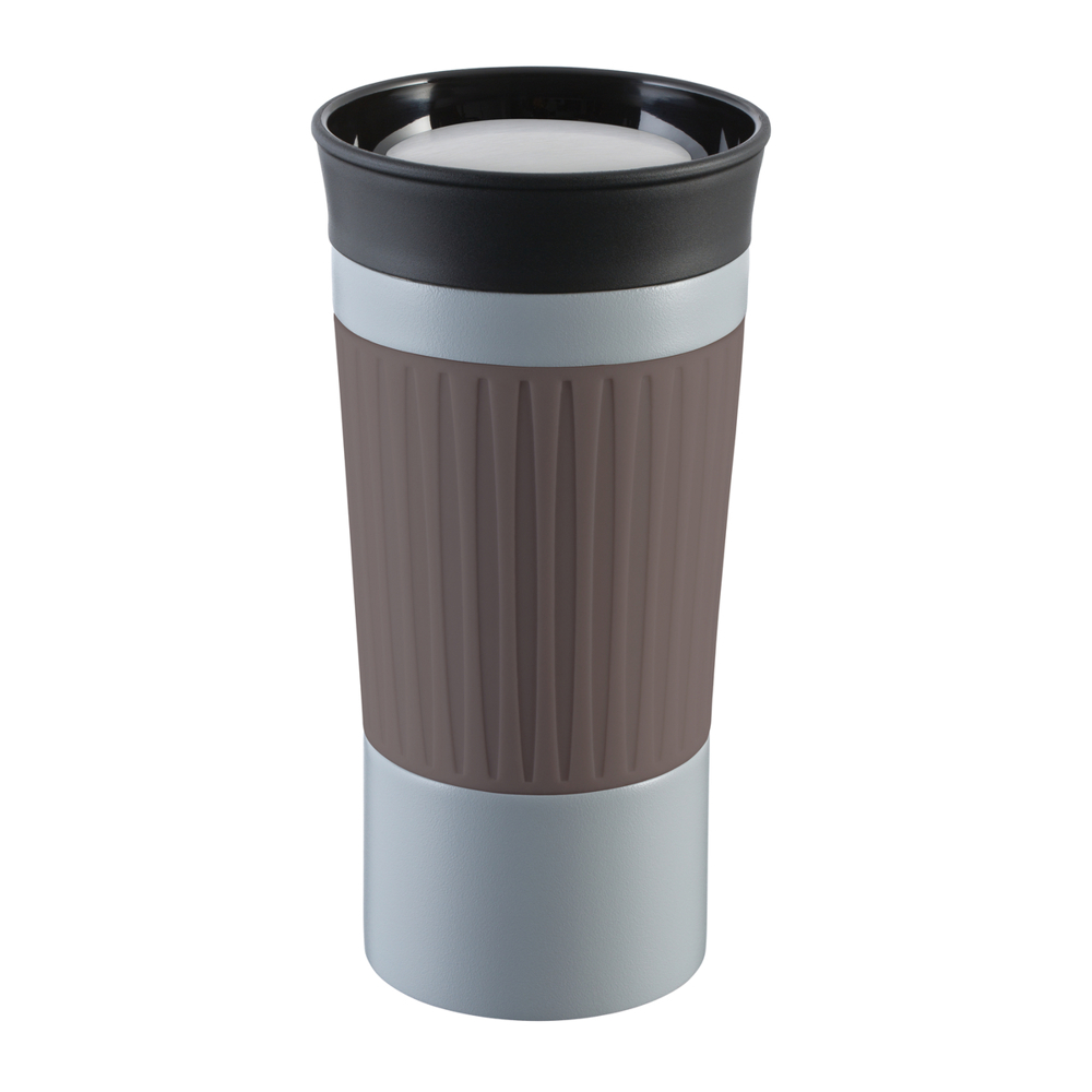 Thermobecher RETUMBLER-myKINGSTON - braun, grau