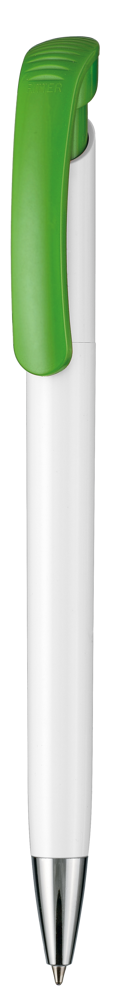Kugelschreiber BONITA - weiss/Apfel-grün