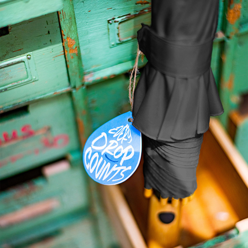 7379 AC-Midsize-Bambus-Stockschirm ÖkoBrella