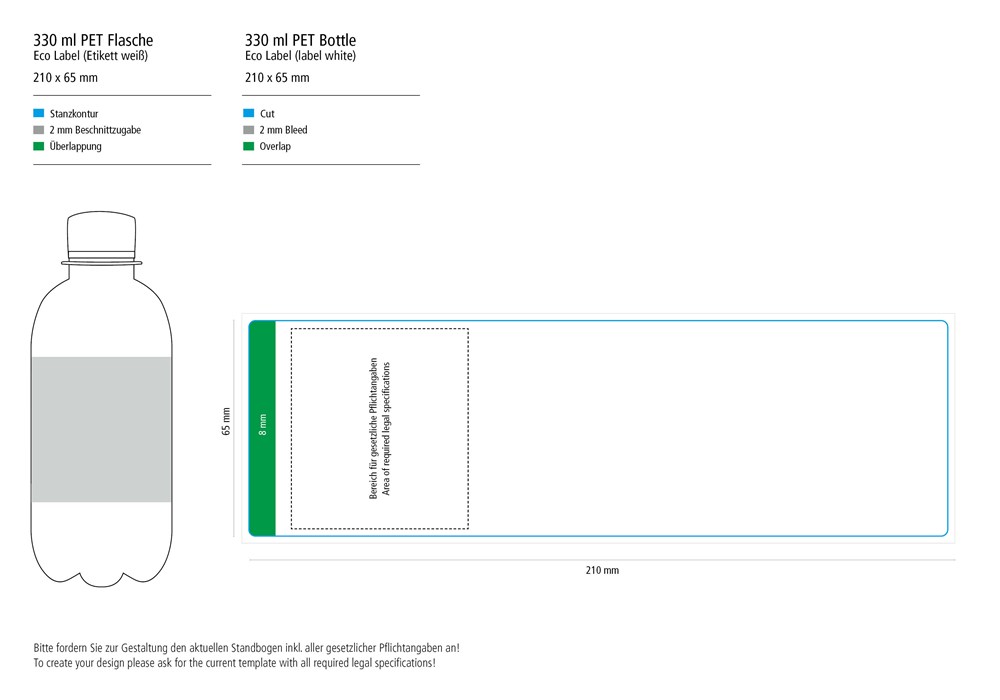 Zitrone-Kaktus Vitaminwasser, 330 ml