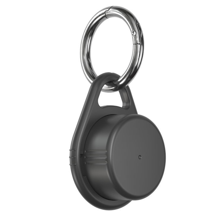 Schlüsselanhänger RITTER-CLICK BOX M mit Metall-Karabiner - schwarz