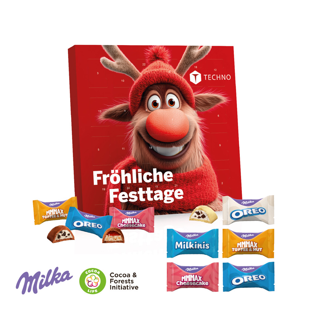 Tisch-Adventskalender Milka Favourites