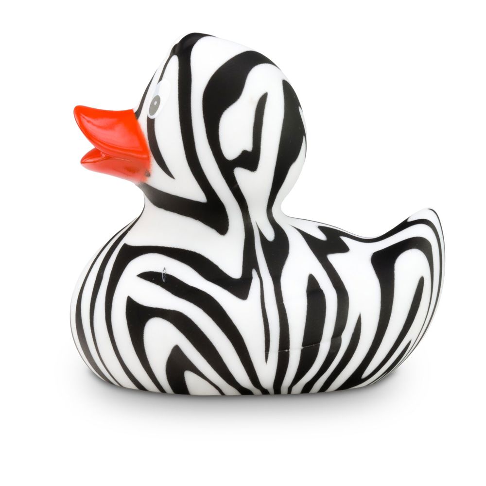 Werbeente Zoe Zebra, ca. 8 cm