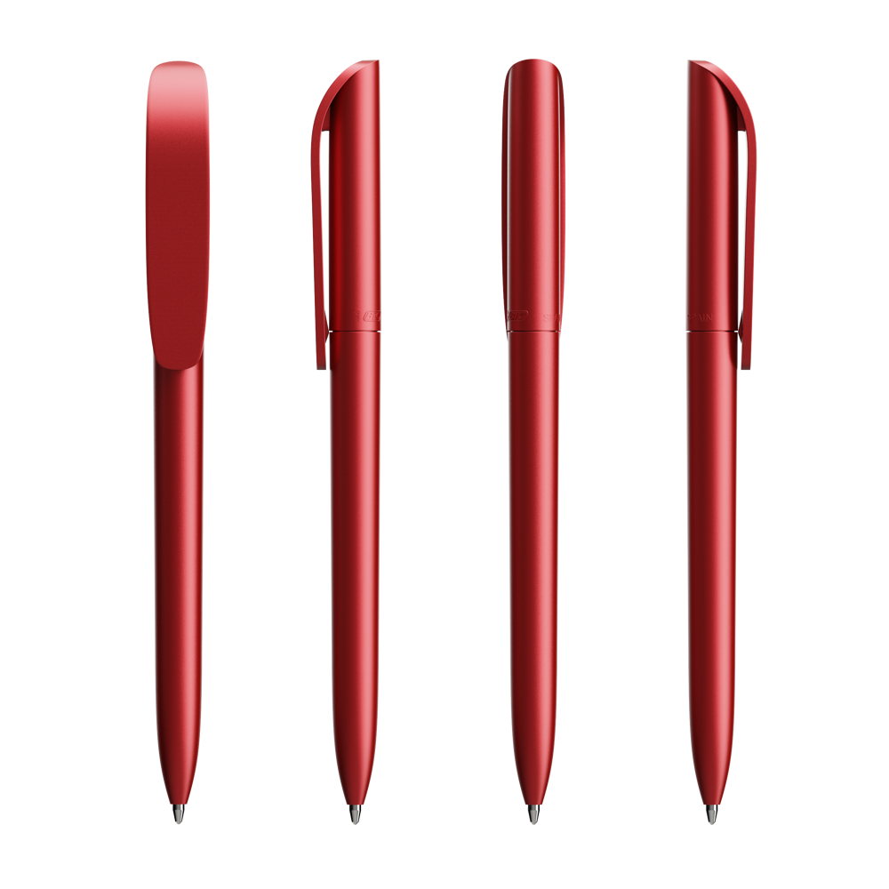 BIC® Super Clip Glacé - Rotes Glacé Ink Black