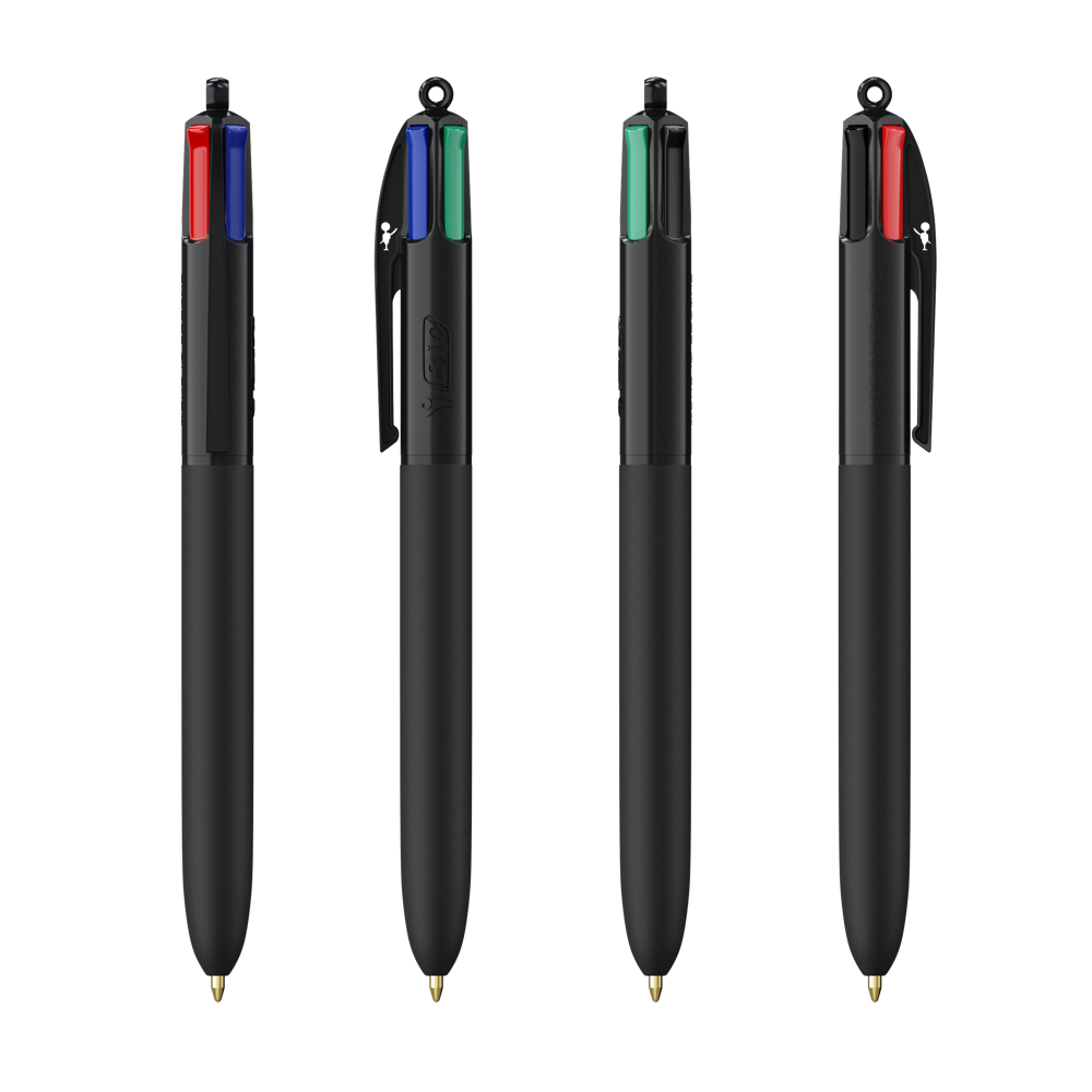 BIC® 4 Colours Soft with Lanyard