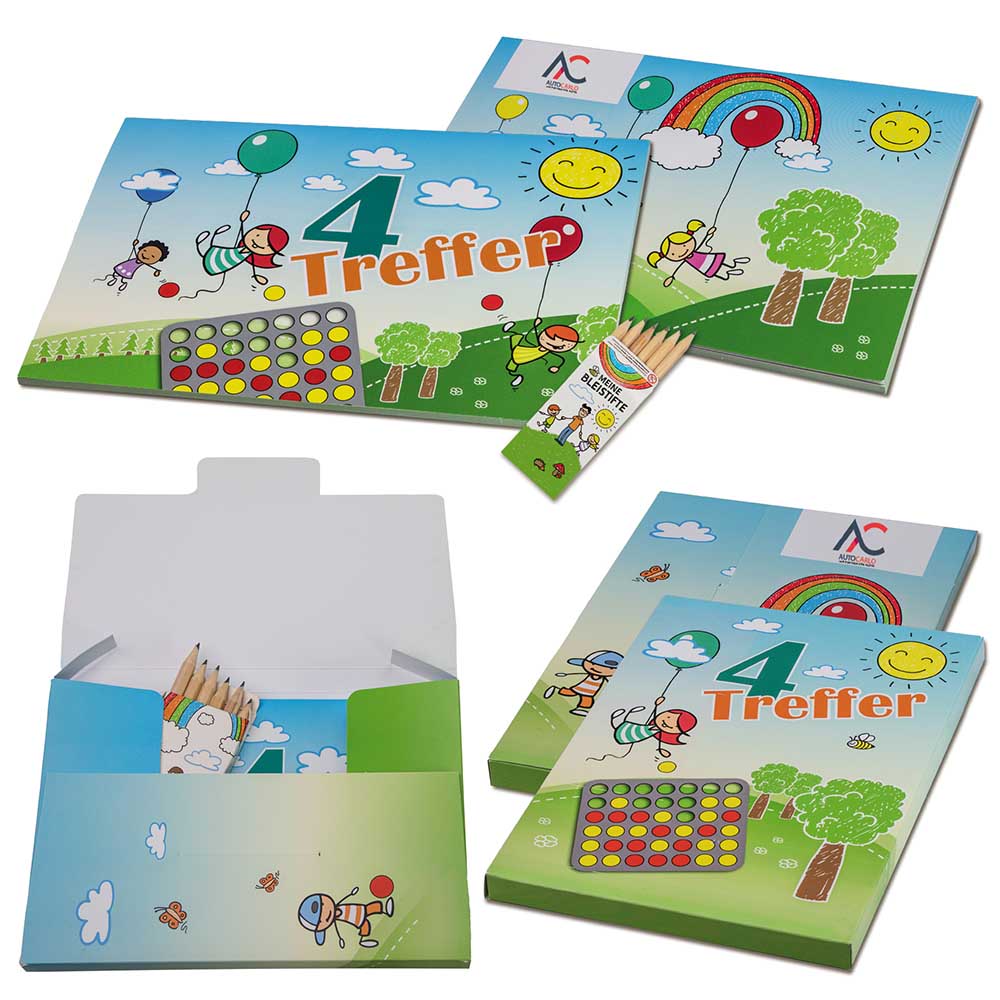 4 Treffer - Set mit 2-c Logoeindruck