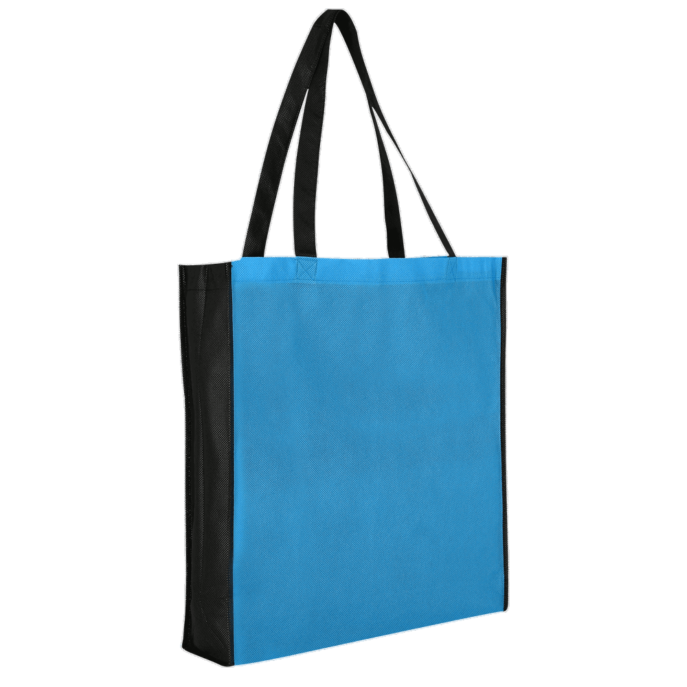 PP-Tasche - City-Bag 2 - hellblau/schwarz