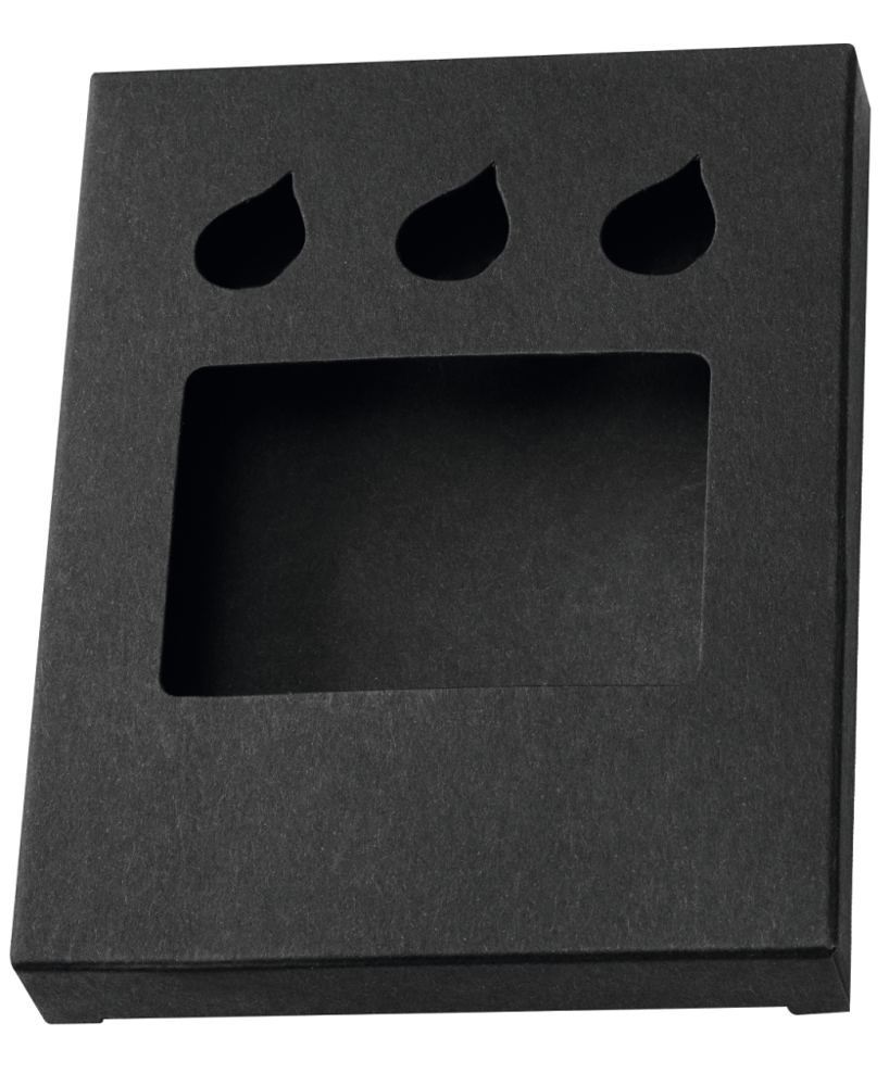 PAPPFALTSCHACHTEL VERPACKUNG, schwarz