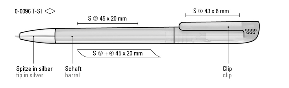 UP transparent SI, anthrazit