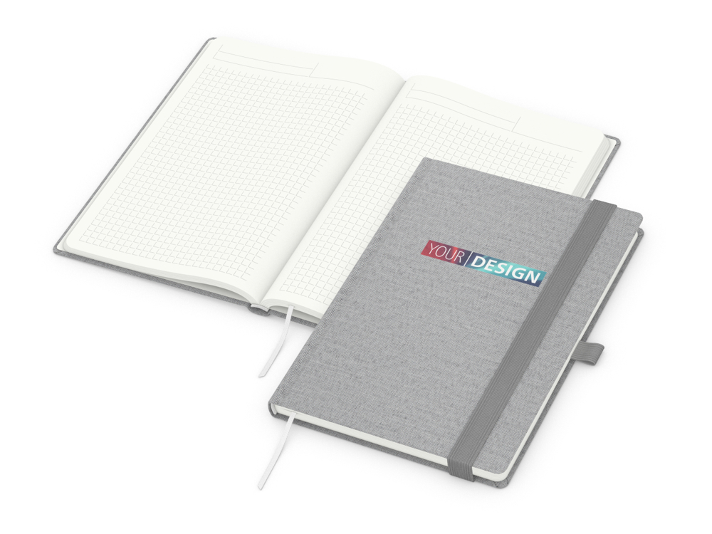 Notizbuch Ocean-Book Recycling, grau