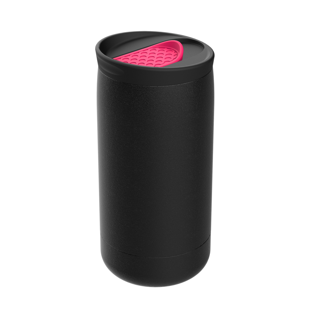 Thermobecher RETUMBLER-myNIZZA - schwarz, magenta