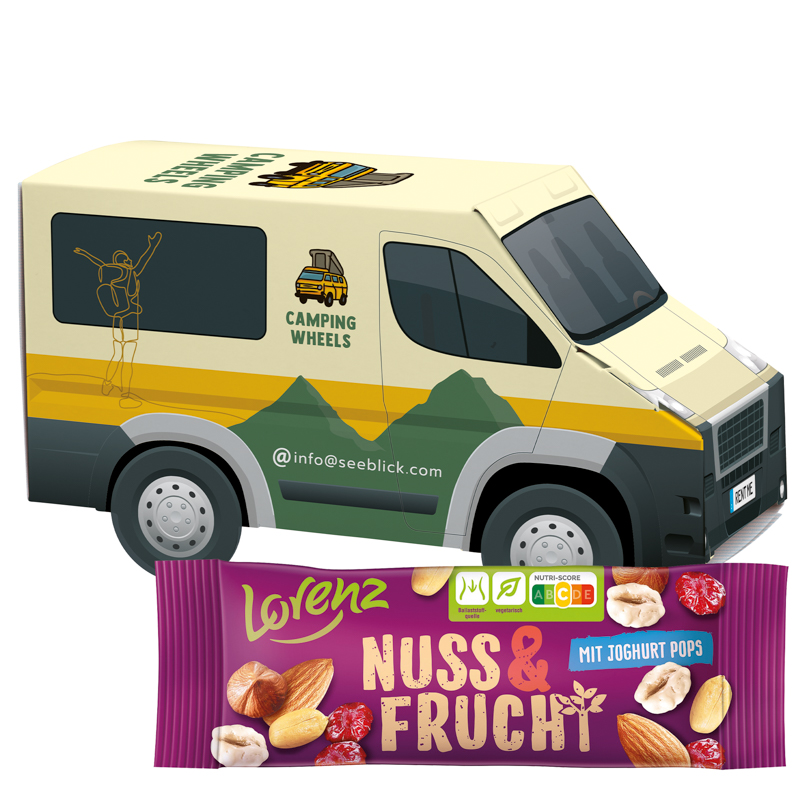 3D-Präsent Transporter, Lorenz Nuss & Frucht