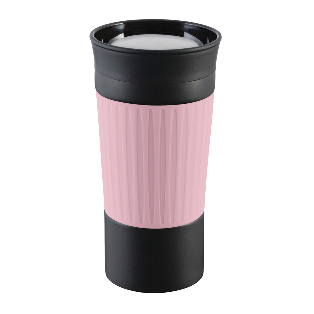 Thermobecher RETUMBLER-myKINGSTON - schwarz, hellmagenta, rose