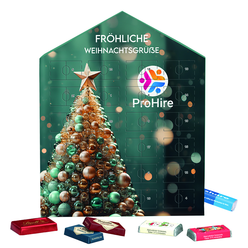 Täfelchen Adventskalender Haus