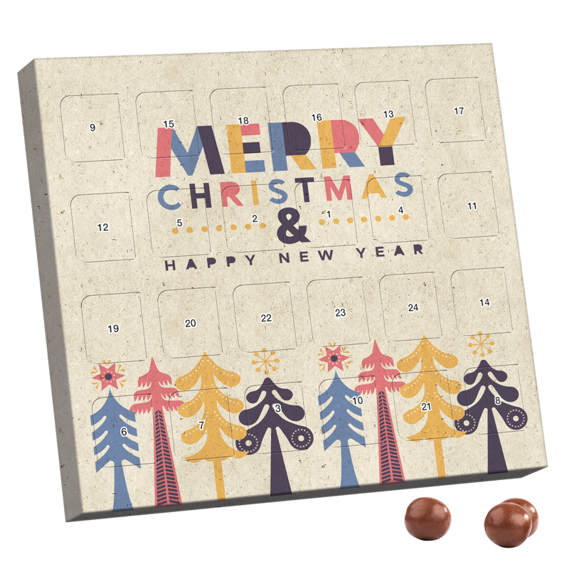 XS Adventskalender Graspapier