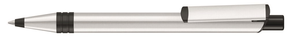 RECYCLED PET PEN ALUMA - schwarz