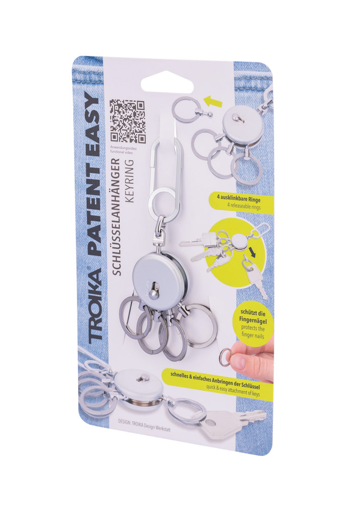 TROIKA Schlüsselanhänger PATENT EASY