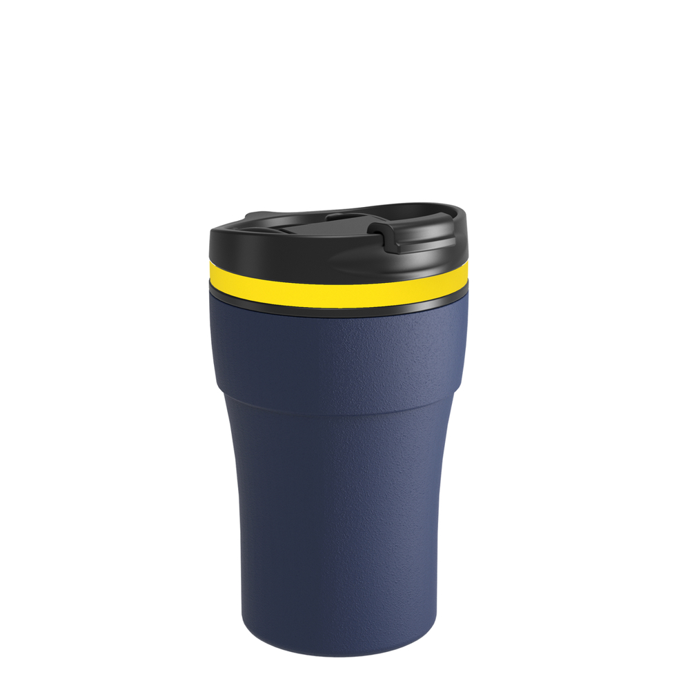 Thermobecher RETUMBLER-BAYAMO CORPORATE - gelb, marineblau, schwarz