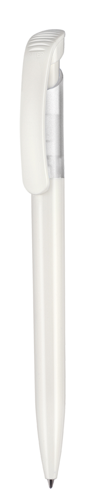 Kugelschreiber BIO-PEN - frost-weiss TR/FR