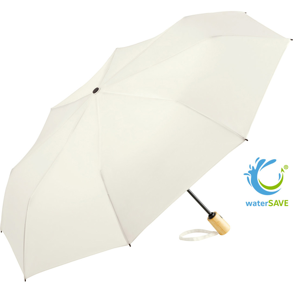 5429 AOC-Taschenschirm ÖkoBrella - naturweiß wS