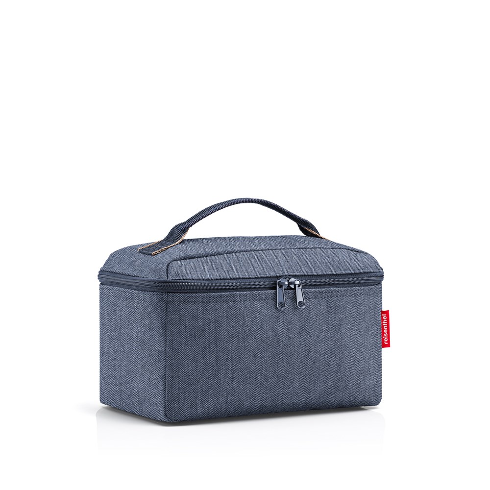beautycase - herringbone dark blue