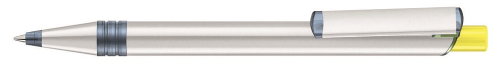 RECYCLED PET PEN ALUMA transparent - gelb