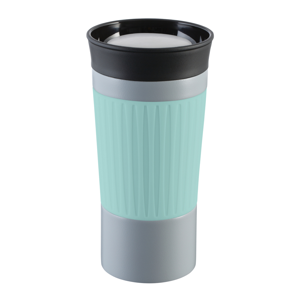 Thermobecher RETUMBLER-myKINGSTON - hellblau, grau