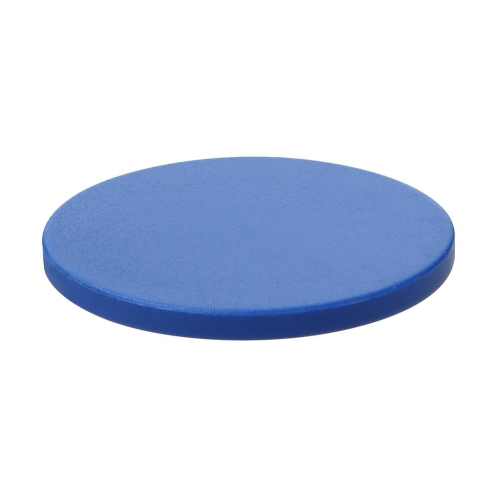 Einkaufswagenchip ohne Loch - standard-blau PP