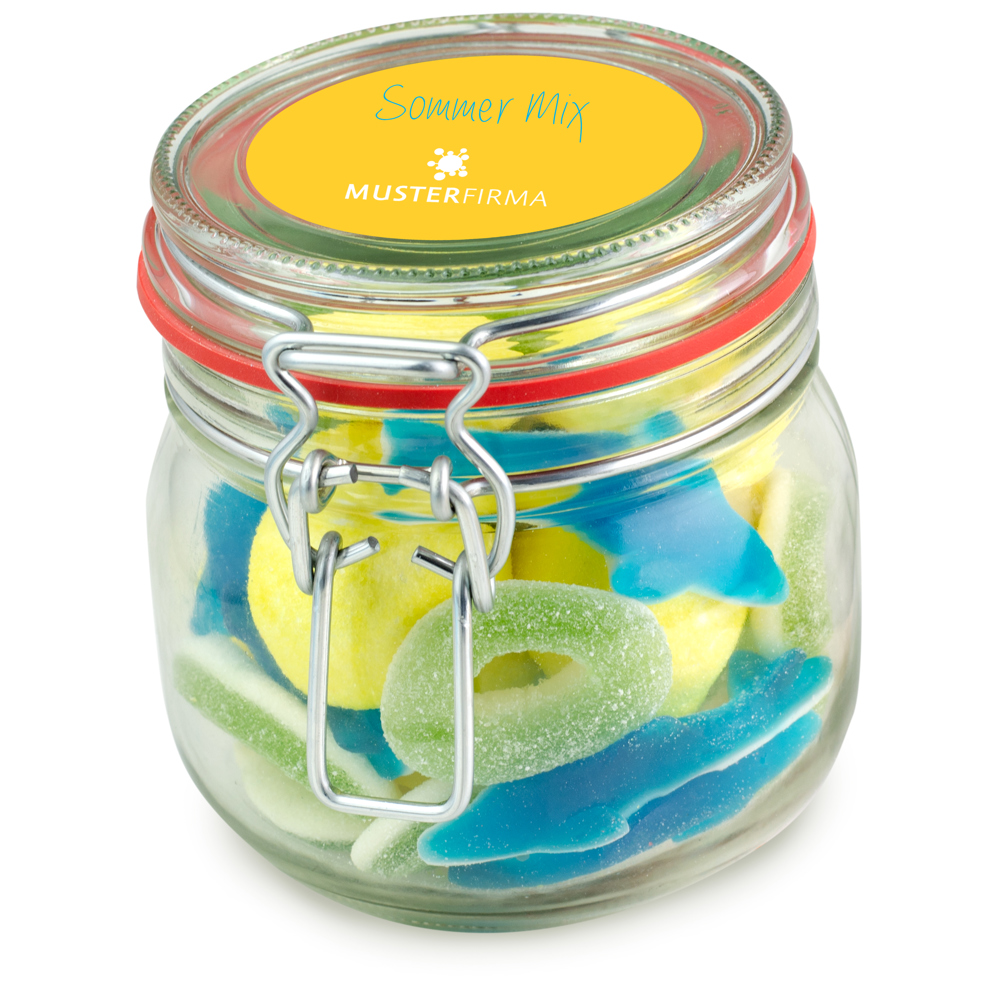 Bügelglas M Sommer Mix