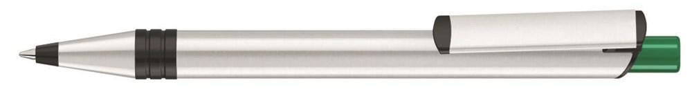 RECYCLED PET PEN ALUMA - dunkelgrün