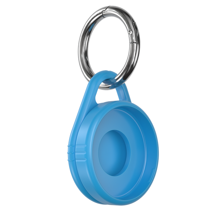 Schlüsselanhänger RITTER-CLICK TRACKING M mit Metall-Karabiner - blau