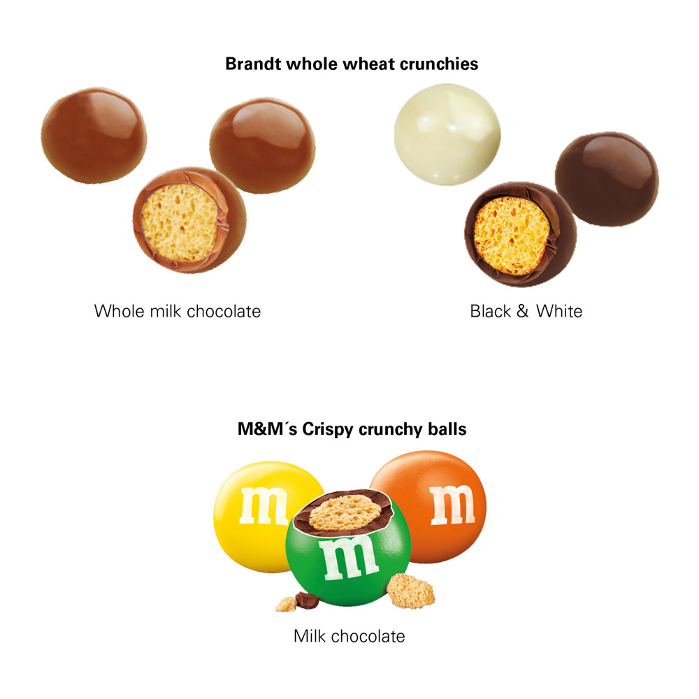 XS Adventskalender, Graspapier, Brandt Knusperkugeln Black & White