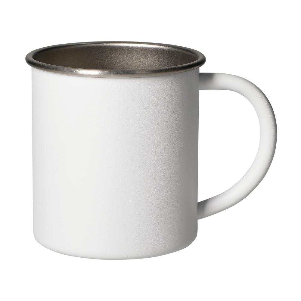 Edelstahlbecher "Adventura", 340 ml - weiß