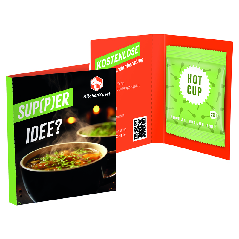 Werbekarte Midi Maistro Suppe