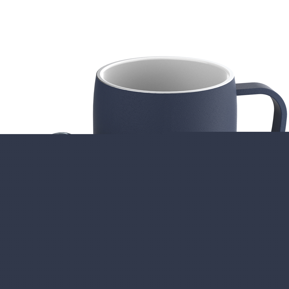 Thermobecher RETUMBLER-myNIZZA CERAMIC - blau, dunkelblau, transparent