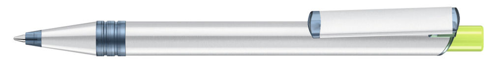 RECYCLED PET PEN ALUMA transparent - hellgrün