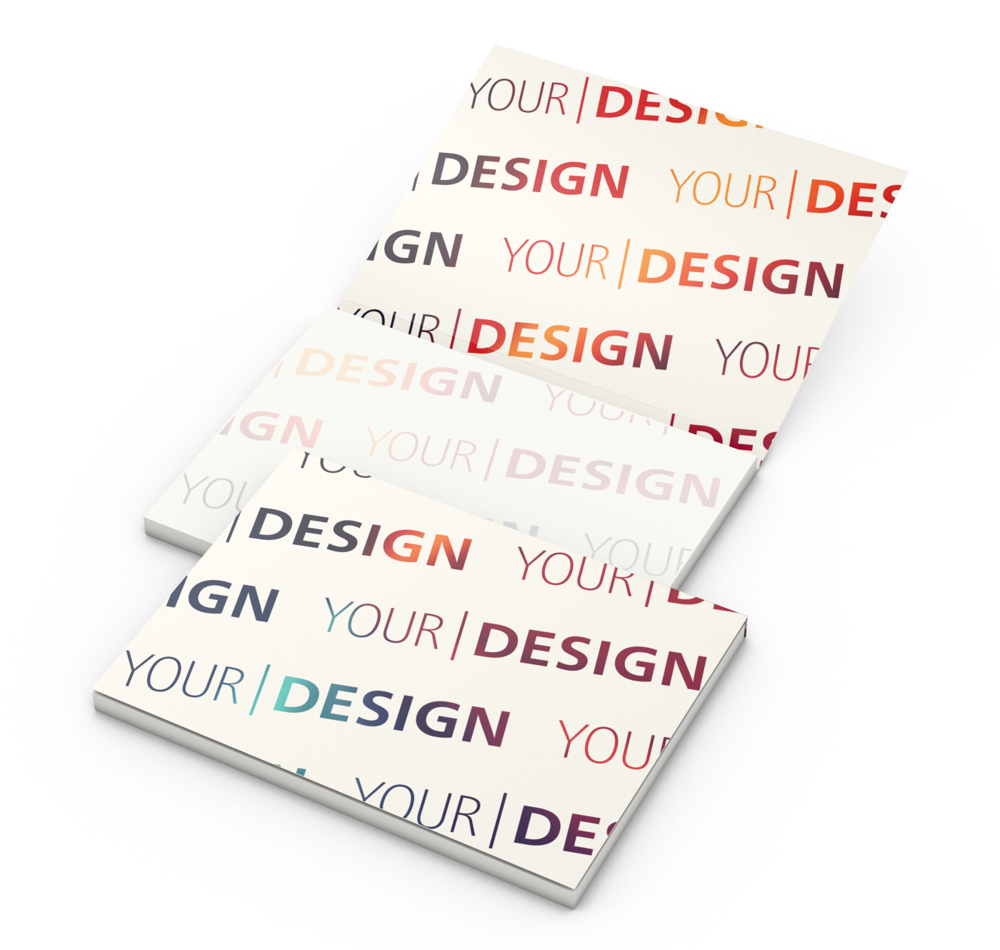 Haftnotizblock Cover Karton RECYCLING, 100 × 72 mm