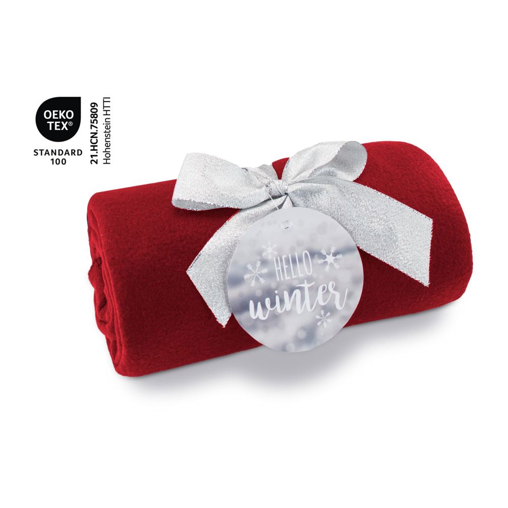 Fleecedecke WINTER SPECIAL - rot - 120 x 150 cm, 180 g/m²