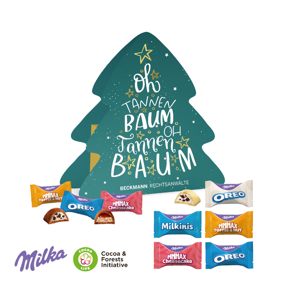 Weihnachtsbaum Milka „Favourites“