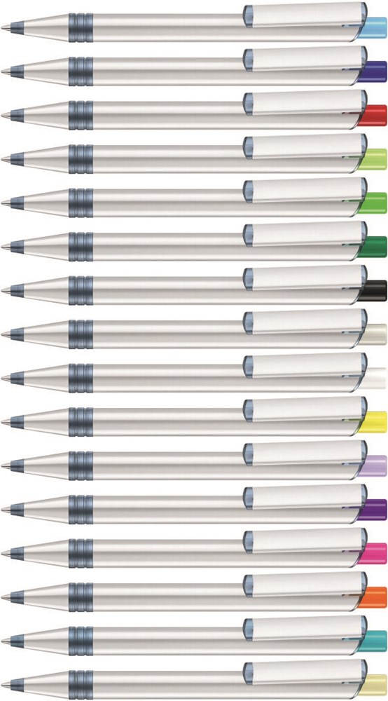 RECYCLED PET PEN ALUMA transparent