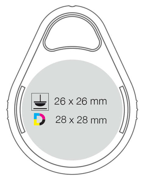 Schlüsselanhänger RITTER-CLICK TRACKING M mit Metall-Karabiner