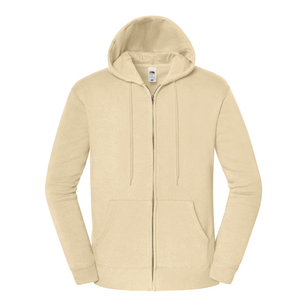 622860 - Iconic Premium Kapuzen Sweatjacke, desert sand, M
