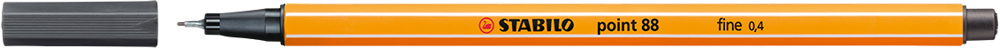 STABILO point 88 Fineliner - schwarzgrau