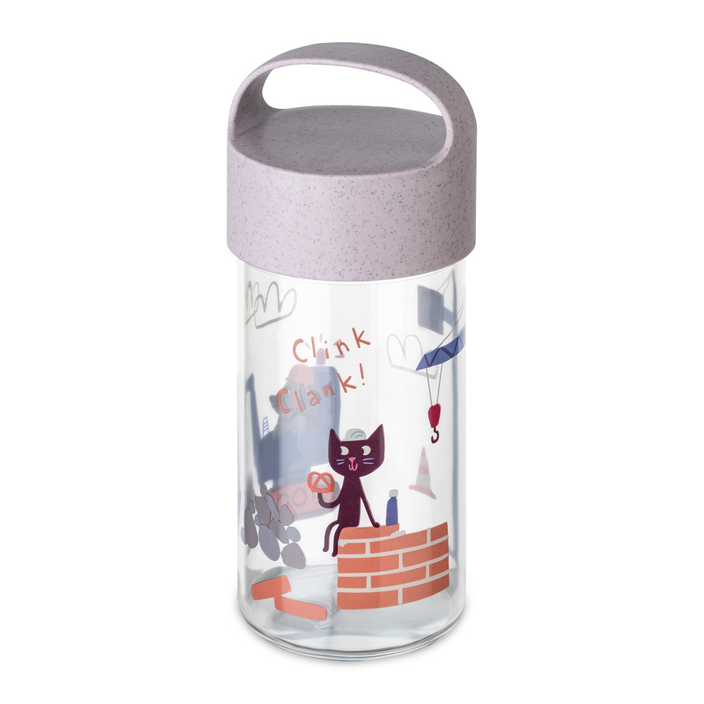 Koziol BUDDY SNACK 0,5 TRUCKS Snackpot / Trinkflasche 500ml