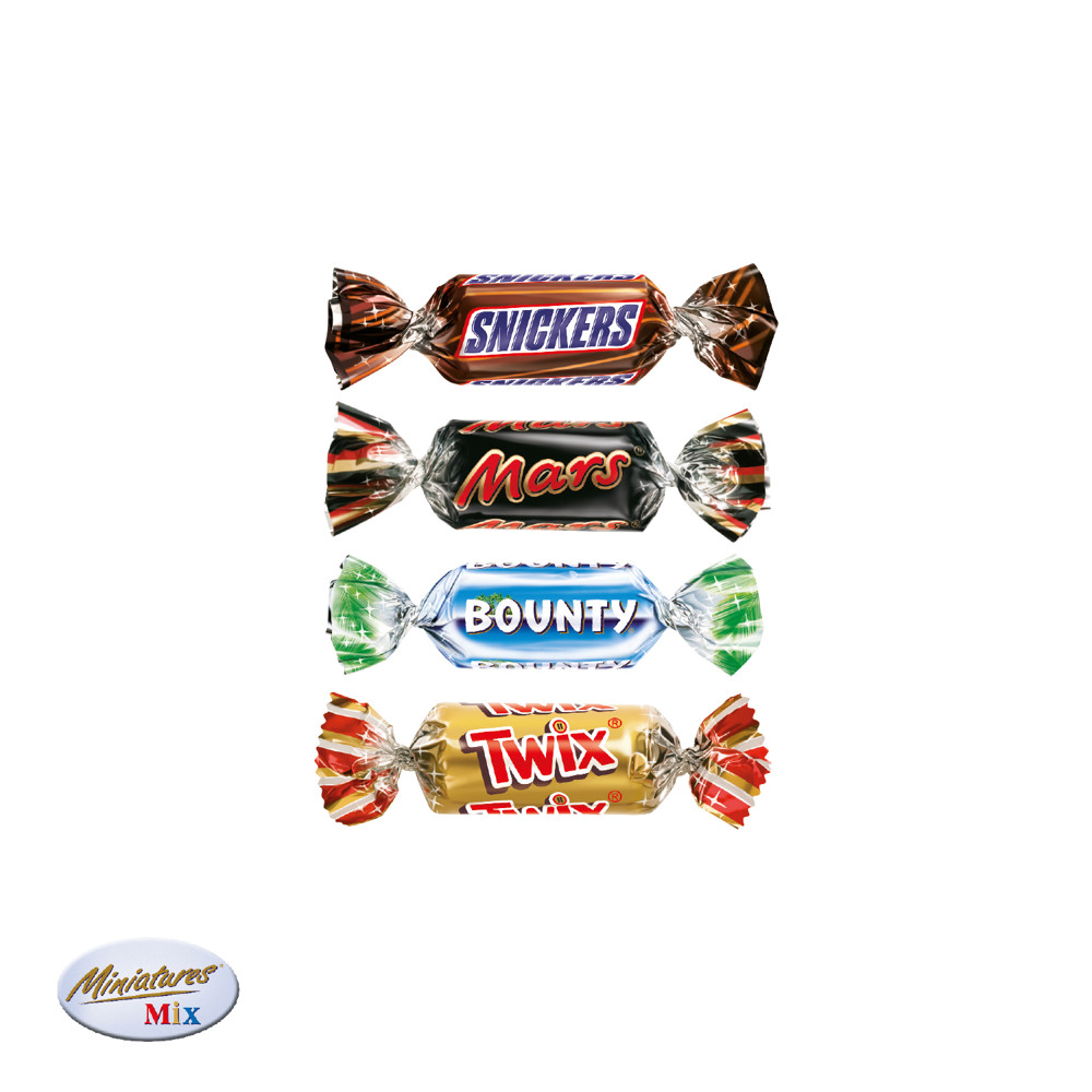 Adventskalender Mars® Miniatures® Mix, Inlay aus Papier