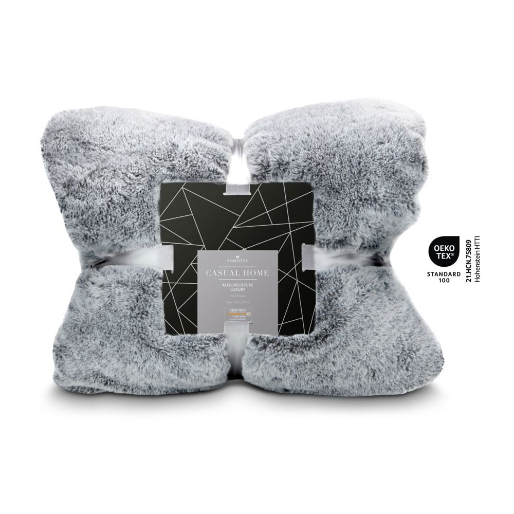 Luxury Decke Fur-Feeling - 150 x 200 cm, 530 g/m²