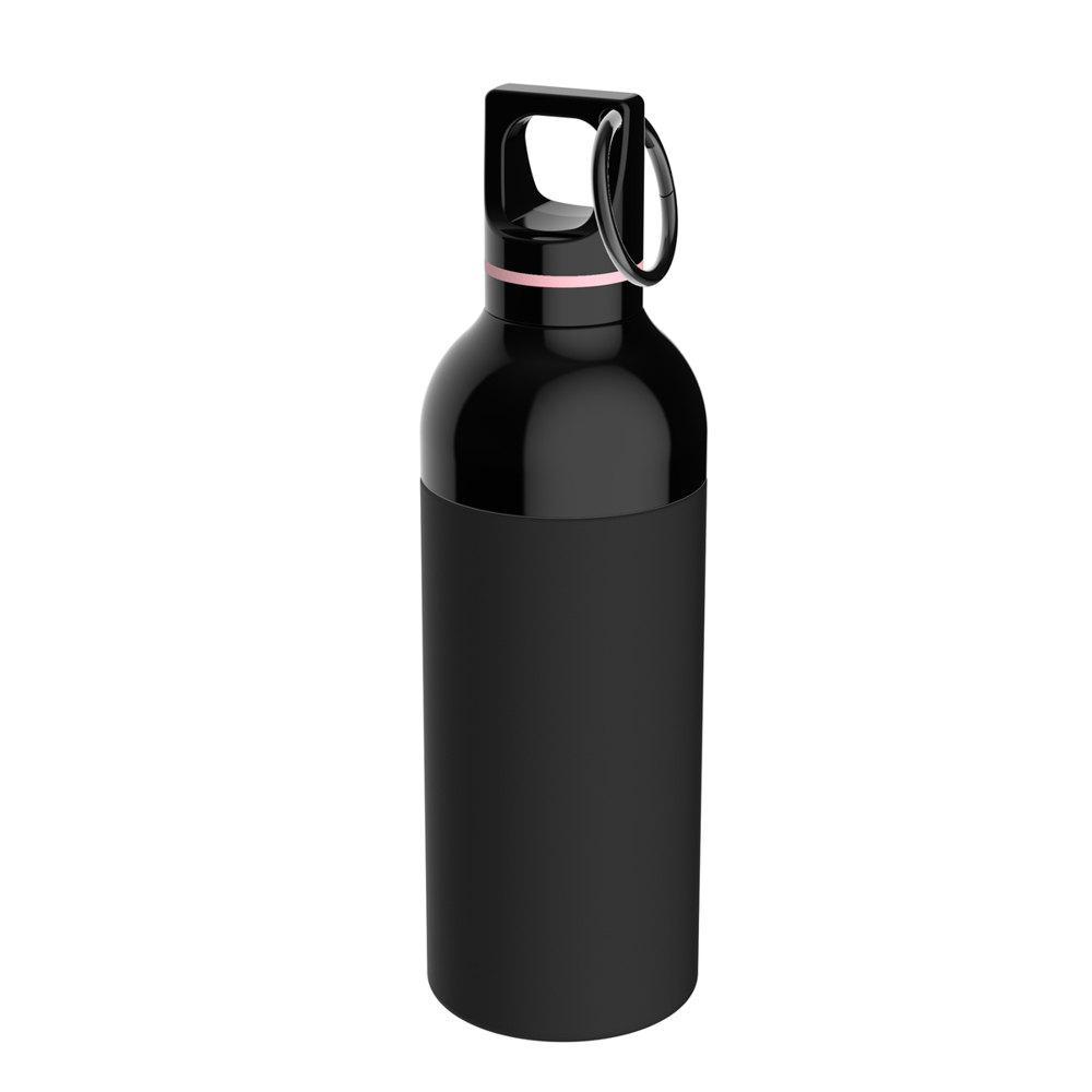 Trinkflasche RETUMBLER-DUIX STEEL - hellmagenta, schwarz