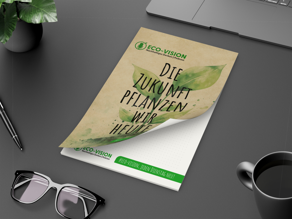 Schreibblock Cover RECYCLING, A5, 50 Blatt, ohne Abheftlochung
